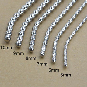 255mm Super Long Stainless Steel Beads Urethral Sound Wand Sex Toys For Men Masturbator Penis Plug Urethra Dilators Stimulator