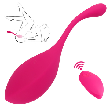 Liquid Silicone Erotic Jump Egg Remote Control Female Vibrator Clitoral Stimulator Vaginal G-spot Massager Sex Toy for Couples