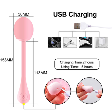 360 Degree Flexible Jumping Egg Double Head Vibrator Clitoral Stimulation Female Masturbator G-spot Massager Vibrating Dildo