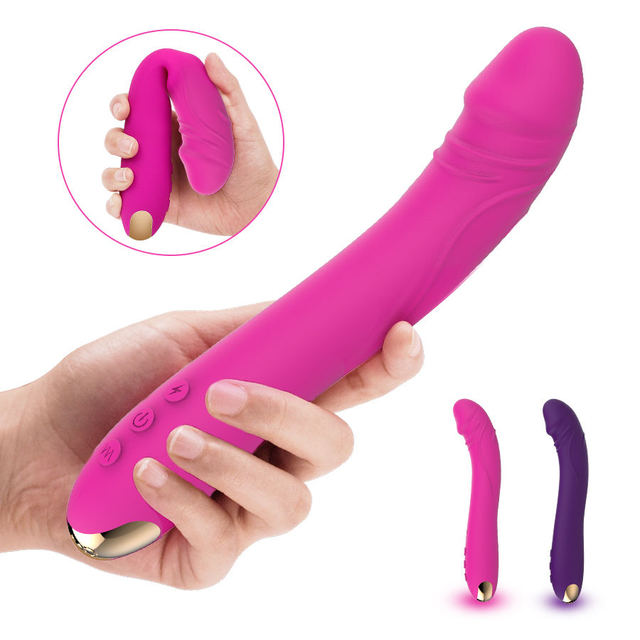 10 Vibration Modes Real Silicone Dildo Vibrator For Women Soft Female Vagina Clitoris Stimulator Massager Masturbator Sex Products For Adults
