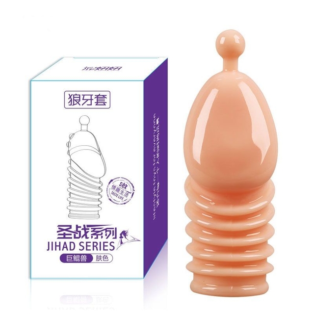 Belove Lengthen Reusable Enlargement Condoms Extend G point Ring Male Penis Extension Sleeves Sex Toys For Man Adults Intimate Goods