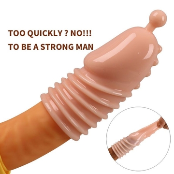 Belove Lengthen Reusable Enlargement Condoms Extend G point Ring Male Penis Extension Sleeves Sex Toys For Man Adults Intimate Goods