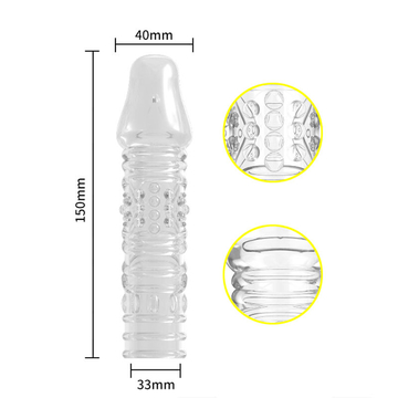 Belove 4pcs/set Reusable Condom Newest Crystal Cock Rings Adult Sex Products Sex Toys Penis Sleeves Penis Extension Enlargement For Men