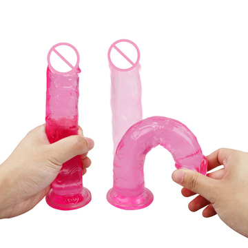 Strong Suction Cup Dildo Toy for Adult Erotic Soft Jelly Dildo Anal Butt Plug Realistic Penis G-spot Orgasm Sex Toys Female Masturbating Dildo