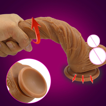 Belove Skin Feeling Realistic Dildo Soft Material Huge Big Penis With Suction Cup Sex Toys For Woman Strapon Female Masturbation