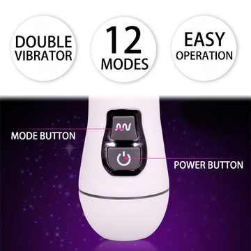 12 Modes Vagina G Spot Dildo Double Vibrator Sex Toys For Woman Adults Erotic Intimate Goods Machine Shop Vibrators For Women