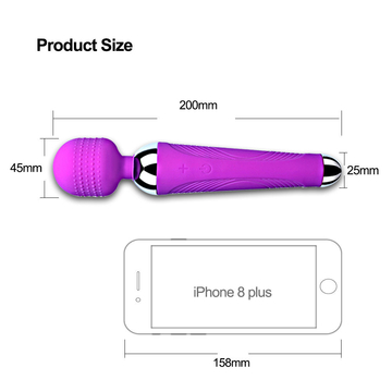 Wireless Dildos AV Vibrator Magic Wand For Women Clitoris Stimulator USB Rechargeable Massager Sex Toys For Muscle Adults