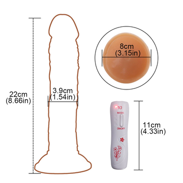 Realistic Huge Dildo Vibrator With Suction Cup Artificial Big Penis Toys For Women Adults Soft Female Masturbator Massager