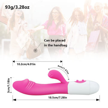 G Spot Dildo Rabbit Vibrator for Women Dual Vibration Silicone Waterproof Female Vagina Clitoris Massager Sex Toys For Women