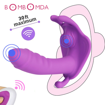 Wear Dildo Vibrator Sex Toy For Women Orgasm Masturbator G Spot Clit Stimulate Remote Control Panties Vibrators Adult Sex Toys