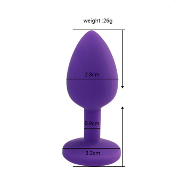 Silicone Anal Plug Butt Plug Anal Dildo Sex Toys Ass Prostate Massager Vagina Masturbate For Woman Man Adult Product No Vibrator