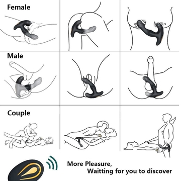Gay Sex Toys Wireless Prostate Stimulator Vibrator Male Prostata Massager Dildo Anal Plugs Silicone Wireless Vibrator Prostate Massage