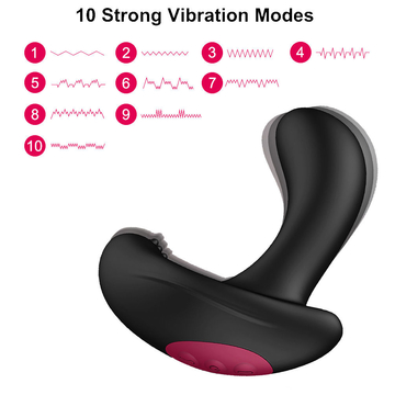 USB Charging 10 Frequency Wireless Remote Control Male And Female Prostate Massager Inflatable Anal Plug Vibrating Butt Plug Anal Expansion Vibrator Sex Toys