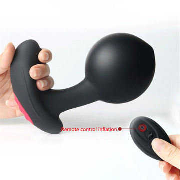 USB Charging 10 Frequency Wireless Remote Control Male And Female Prostate Massager Inflatable Anal Plug Vibrating Butt Plug Anal Expansion Vibrator Sex Toys